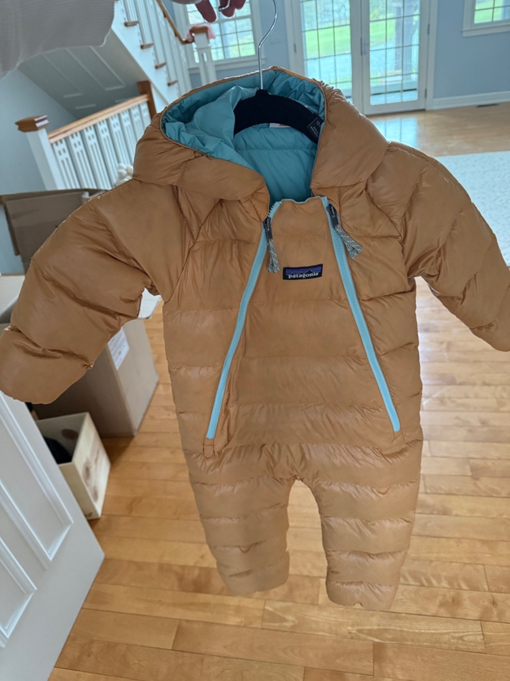 Patagonia hi-loft down snowsuit